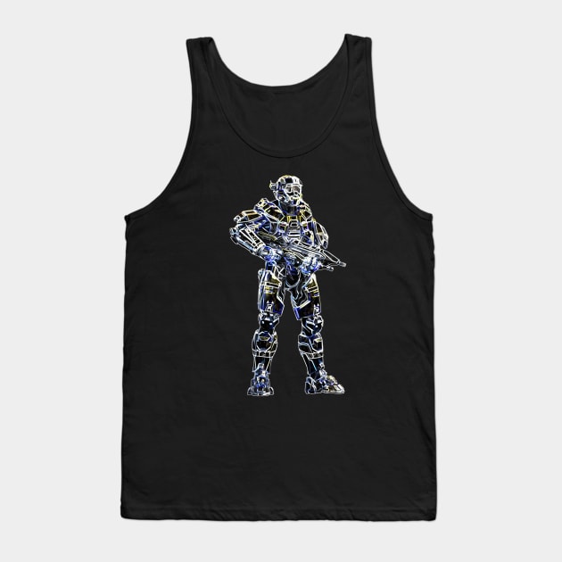 Soul of halo game Tank Top by San Creative